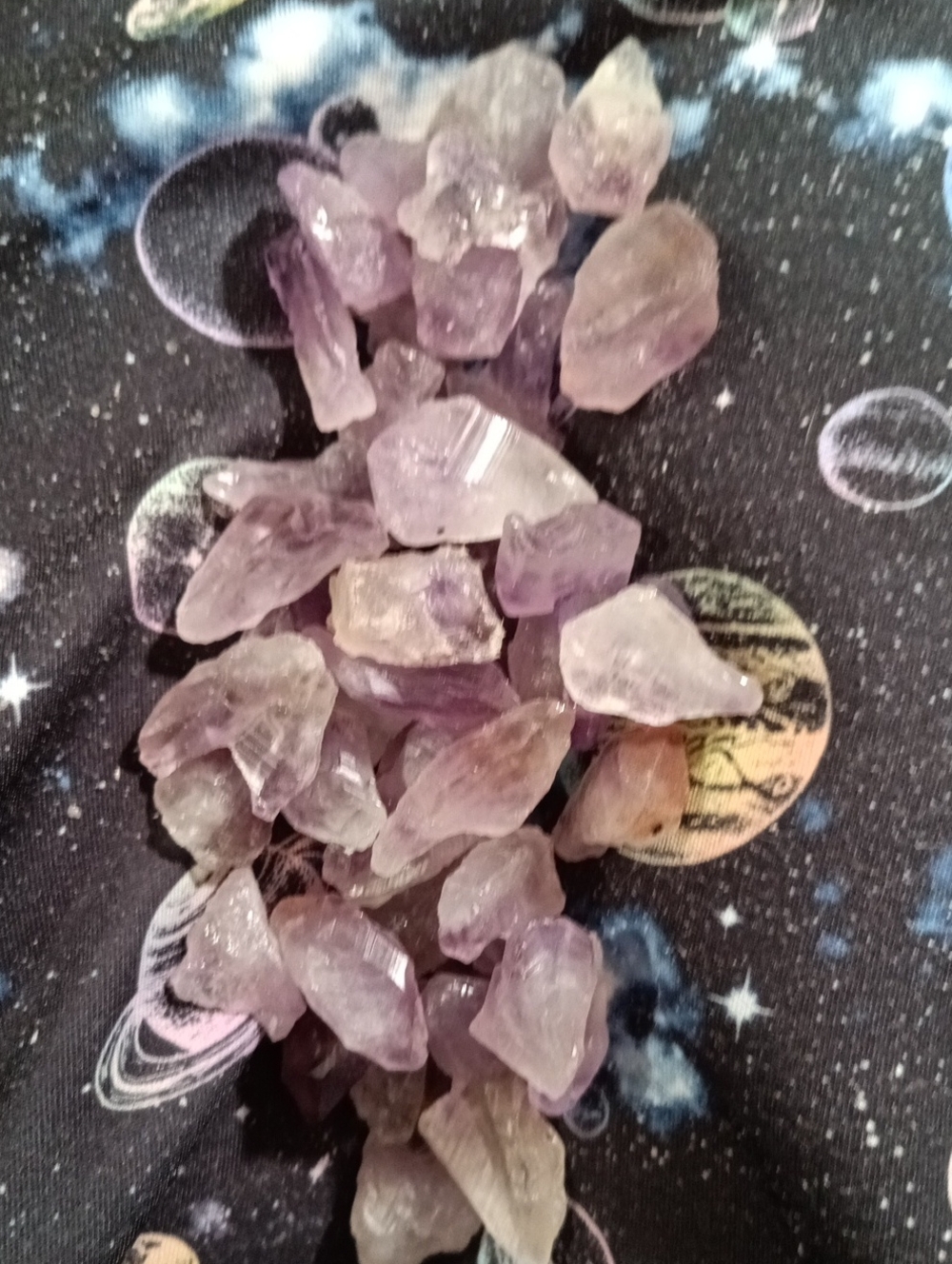 Amethyst  Crystal - Broken Point Lot (50(